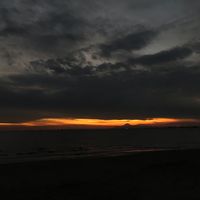 The sea at night