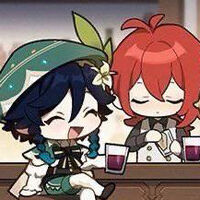 Genshin Impact Diluc x Venti อยู่ดีๆ ก็กลายเป็นเมดของนายท่านซะแล้ว