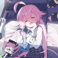 ชู้ว~ ช่วยเก็บเรื่องนี้เป็นความลับให้ทีนะ คุณโฮชิโนะ~ (Blue Archive[ติดกาว((มั่ง))]) 