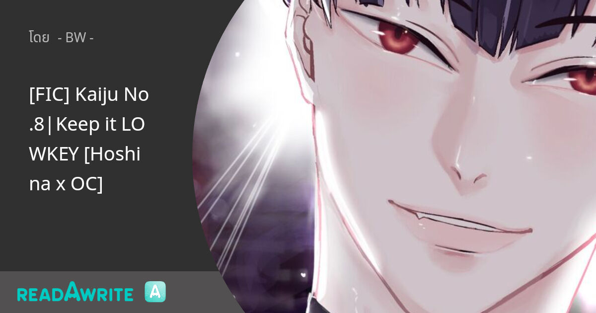 [FIC] Kaiju No.8|Keep it LOWKEY [Hoshina x OC]: ฟิค Love Novel (บรรยาย)